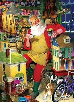 Santa's Workshop - 1000pc Jigsaw Puzzle By Cobble Hill
