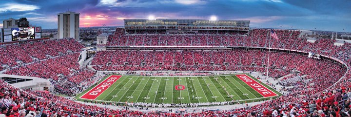 Ohio State University - 1000pc Panoramic Jigsaw Puzzle by Masterpieces