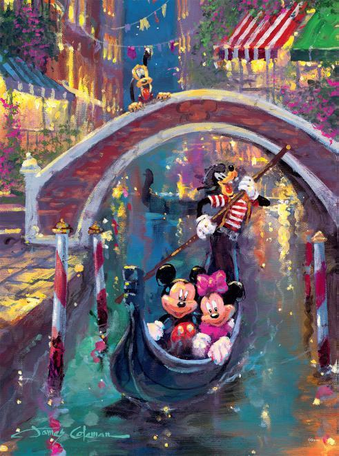 Disney: Moonlight in Venice - 1000pc Jigsaw Puzzle by Ceaco