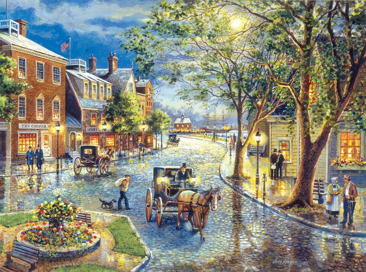 Seaport Marketplace - 1000pc Jigsaw Puzzle by Sunsout  			  					NEW