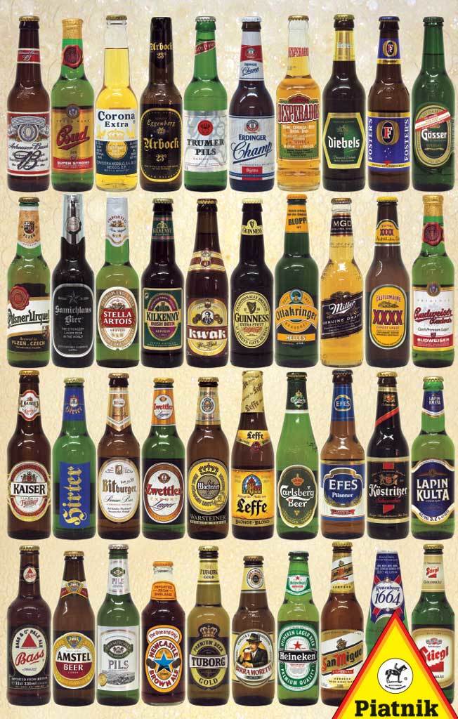 Beer - 1000pc Jigsaw Puzzle by Piatnik