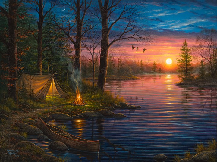 Evening Mist by Abraham Hunter - 1000pc Jigsaw Puzzle by Eurographics