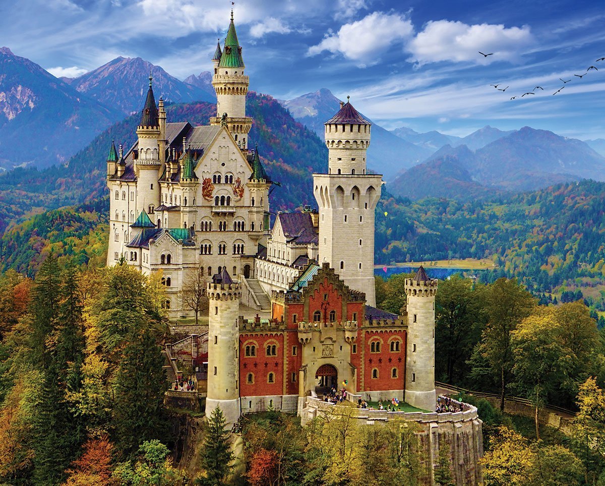 Neuschwanstein Castle - 1000pc Jigsaw Puzzle By White Mountain  			  					NEW