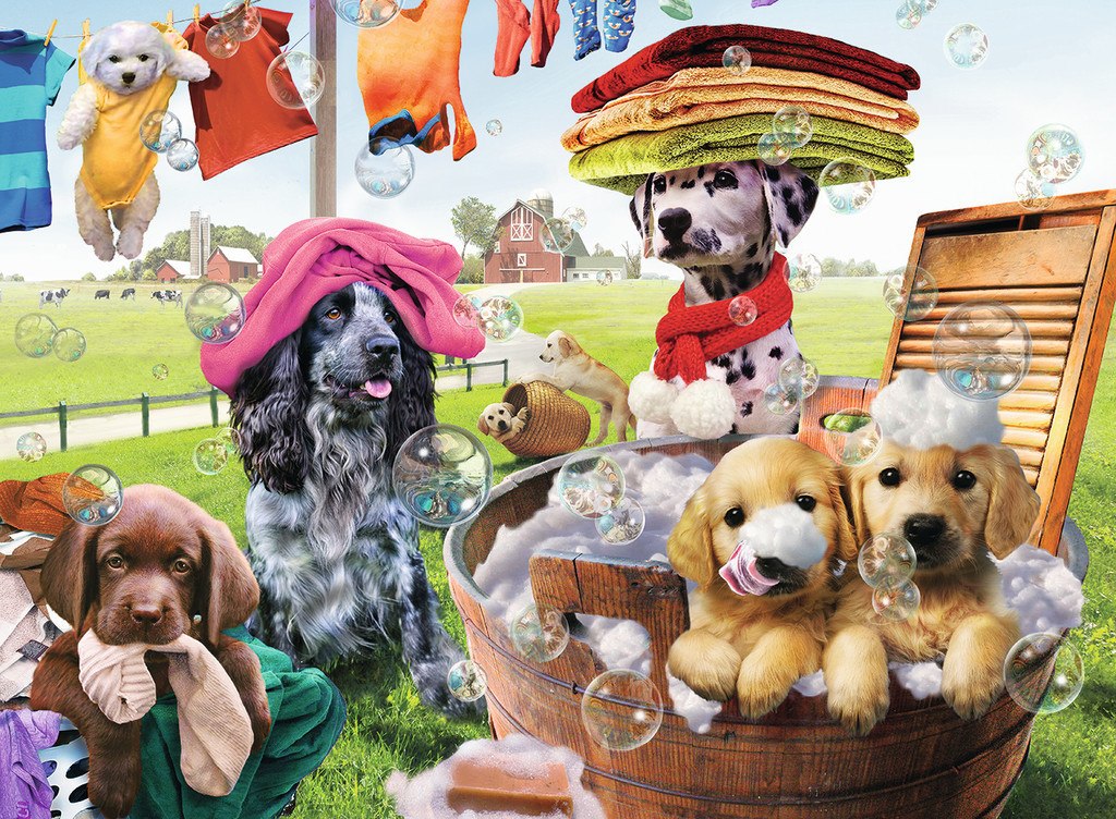Laundry Day - 300pc Children's Jigsaw Puzzle by Ravensburger
