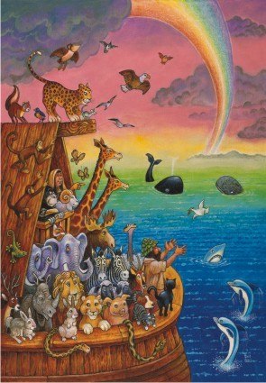 Noah & The rainbow - 260pc Jigsaw Puzzle by Anatolian