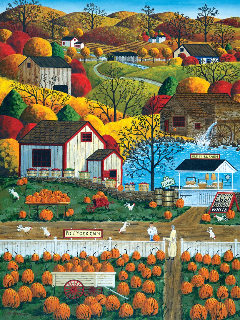 Town & Country: Autumn Morning - 300pc EZ Grip Jigsaw Puzzle by Masterpieces
