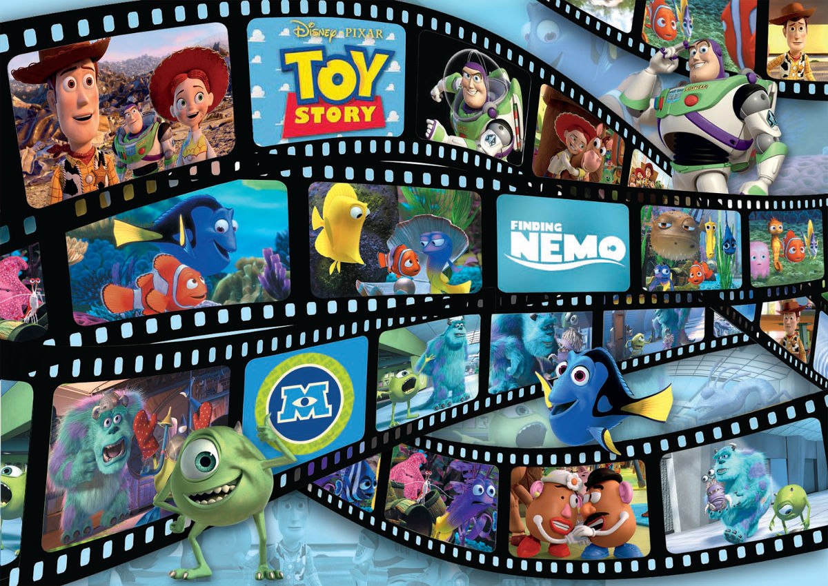 Pixar: Disney-Pixar: Movie Reel - 1000pc Jigsaw Puzzle by Ravensburger