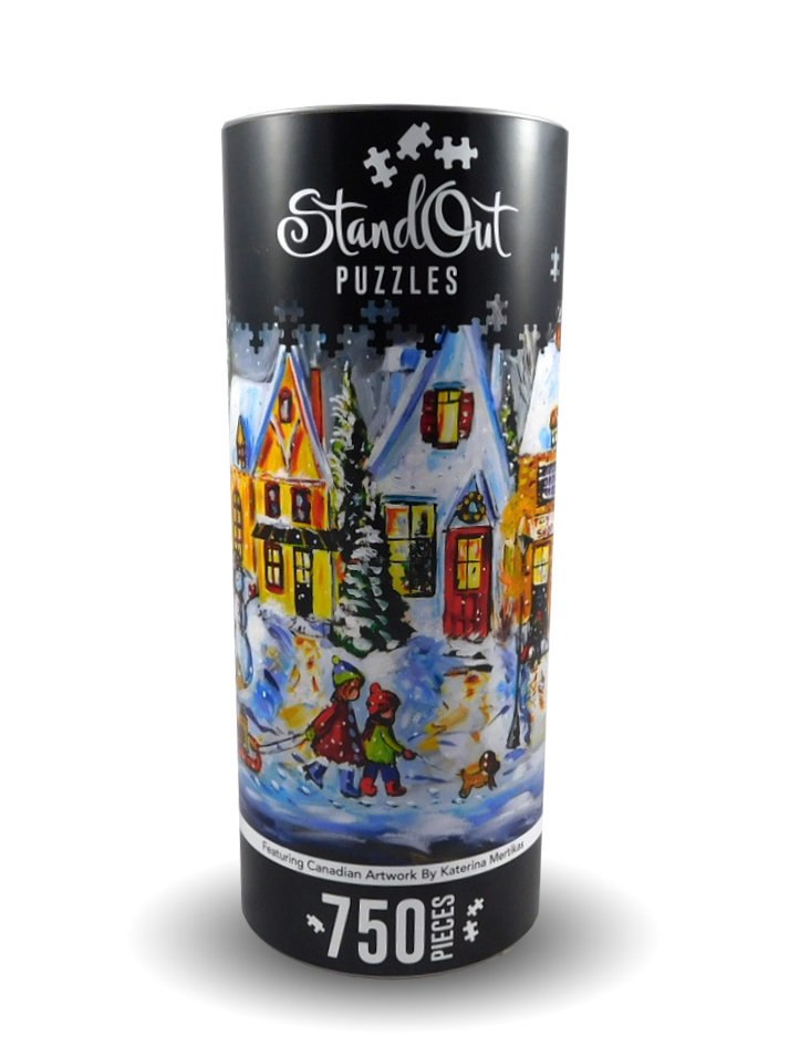 Mertikas: A December Evening - 750pc Jigsaw Puzzle By Standout Puzzles  			  					NEW - image 1
