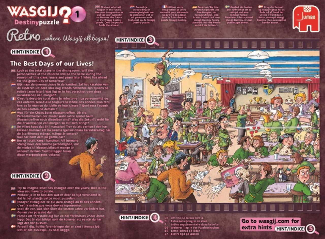 WASGIJ: Mystery 1 Retro, The Best Days of Our Lives! - 1000pc Jigsaw Puzzle By Jumbo  			  					NEW - image 2