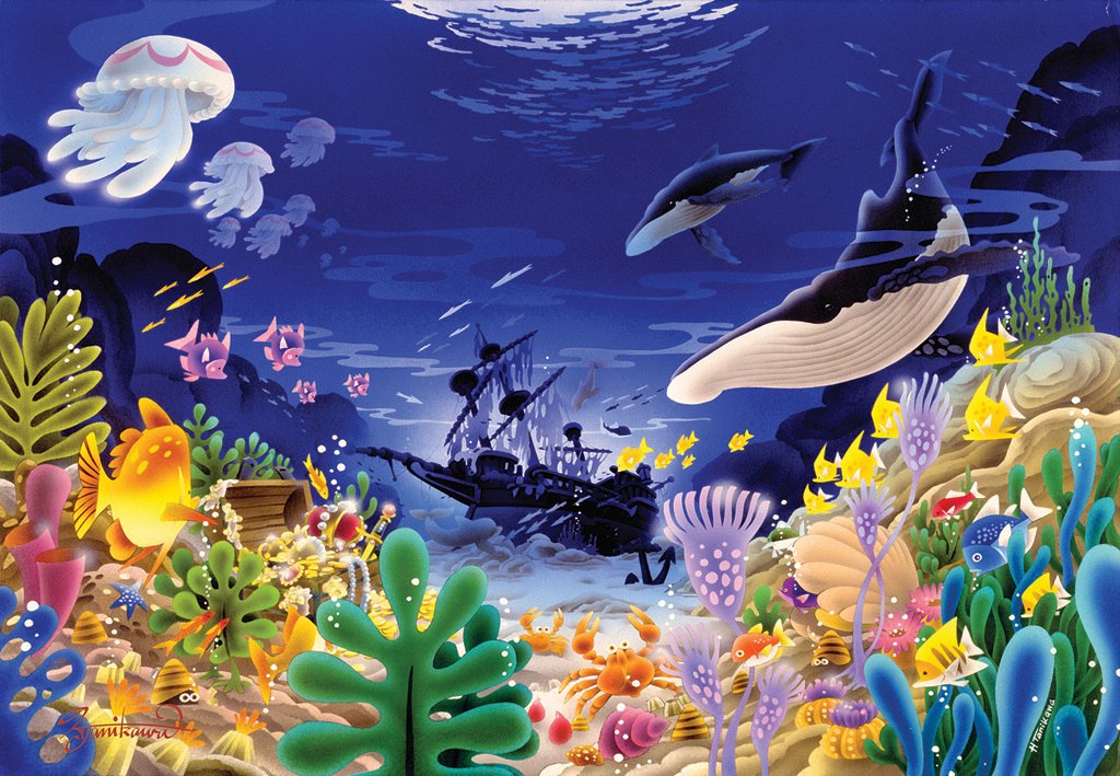A Wrecked Ship - 100pc Jigsaw Puzzle by SunsOut