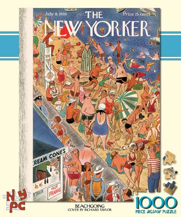 Beachgoing - 1000pc Jigsaw Puzzle by New York Puzzle Co.