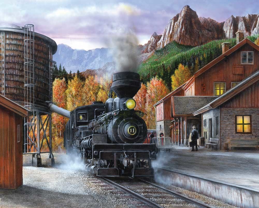 Mountain Express - 1000pc Jigsaw Puzzle by Springbok
