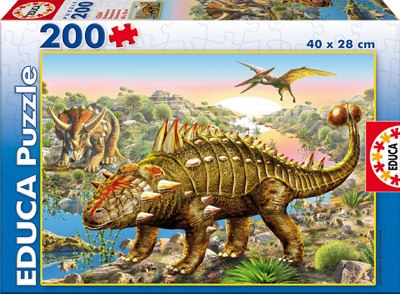 Dinosaurs - 200pc Jigsaw Puzzle For Kids By Educa