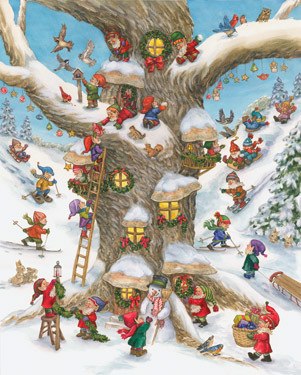 Elf Magic - 1000pc Jigsaw Puzzle By Vermont Christmas Company