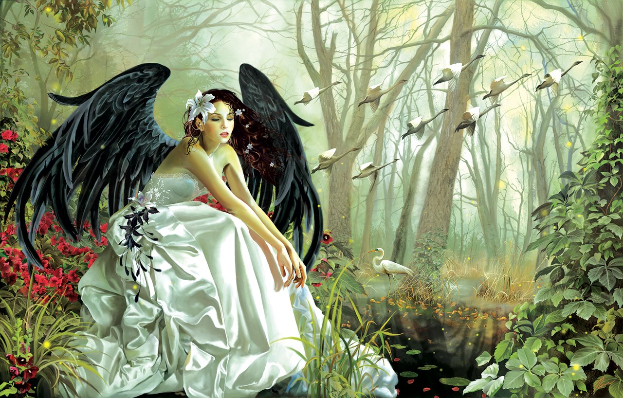 Nene Thomas: Swan Song - 1000pc Jigsaw Puzzle by Sunsout  			  					NEW