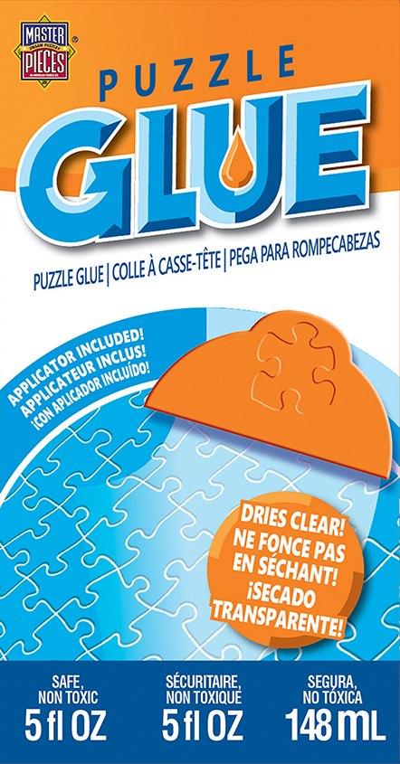 Puzzle Glue w/ Applicator (5 oz) - Jigsaw Puzzle Glue by Masterpieces