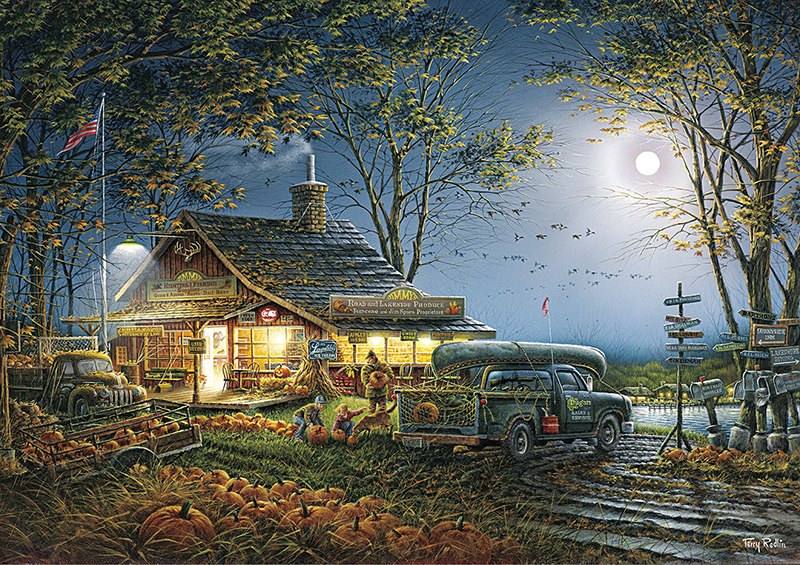 Autumn Traditions - 300pc Large Format Jigsaw Puzzle By Buffalo Games  			  					NEW