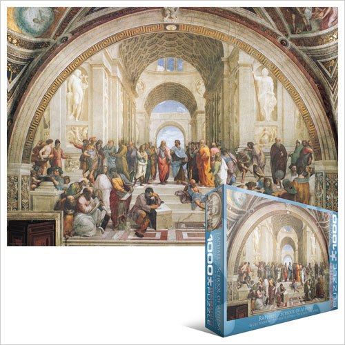 Raphael: School of Athens - 1000pc Jigsaw Puzzle by Eurographics