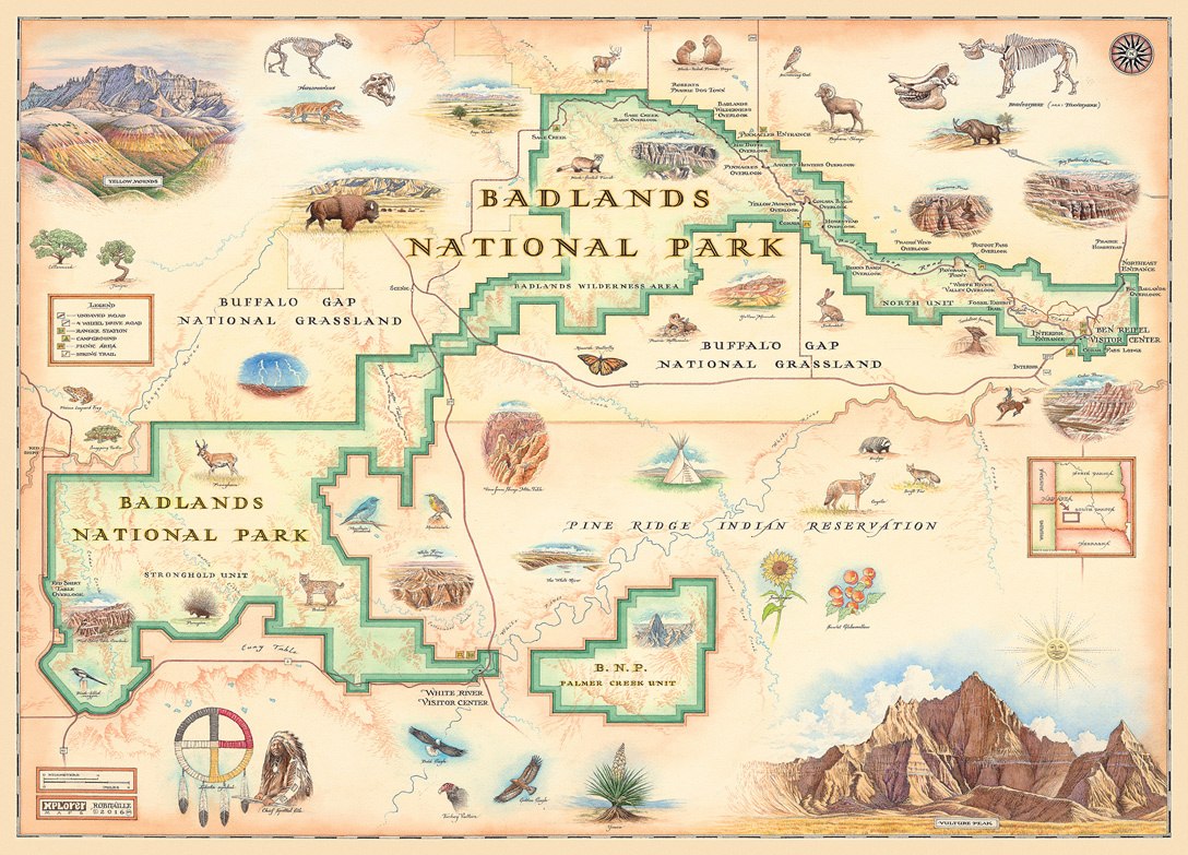 Xplorer: Badlands - 1000pc Jigsaw Puzzle by Masterpieces