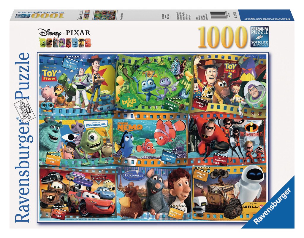 Disney-Pixar™: Disney-Pixar Movies  - 1000pc Jigsaw Puzzle by Ravensburger - image 1