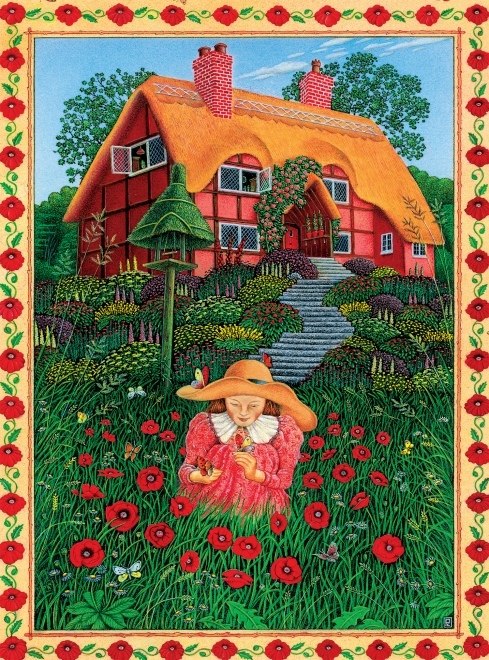 Peter Church: Poppy Garden - 550pc Jigsaw Puzzle by Ceaco