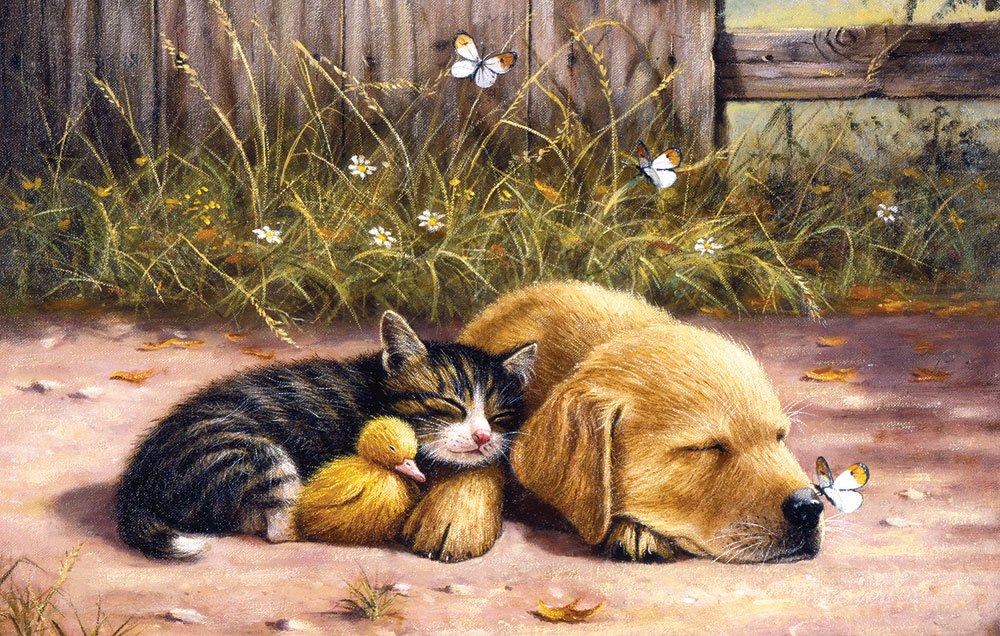 Sleepy Days - 100pc Jigsaw Puzzle by Sunsout