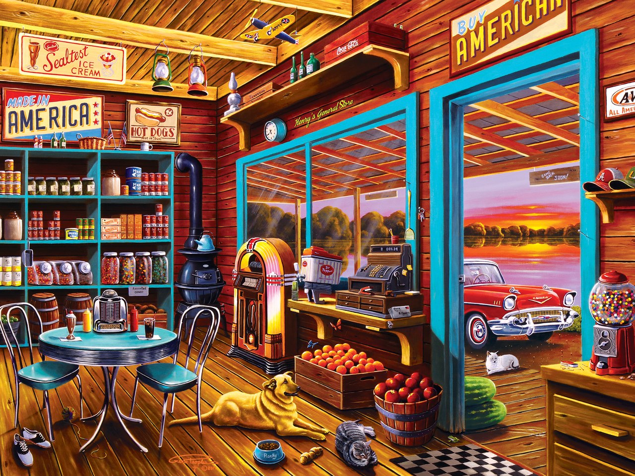 Henry's General Store - 750pc Jigsaw Puzzle by Masterpieces  			  					NEW