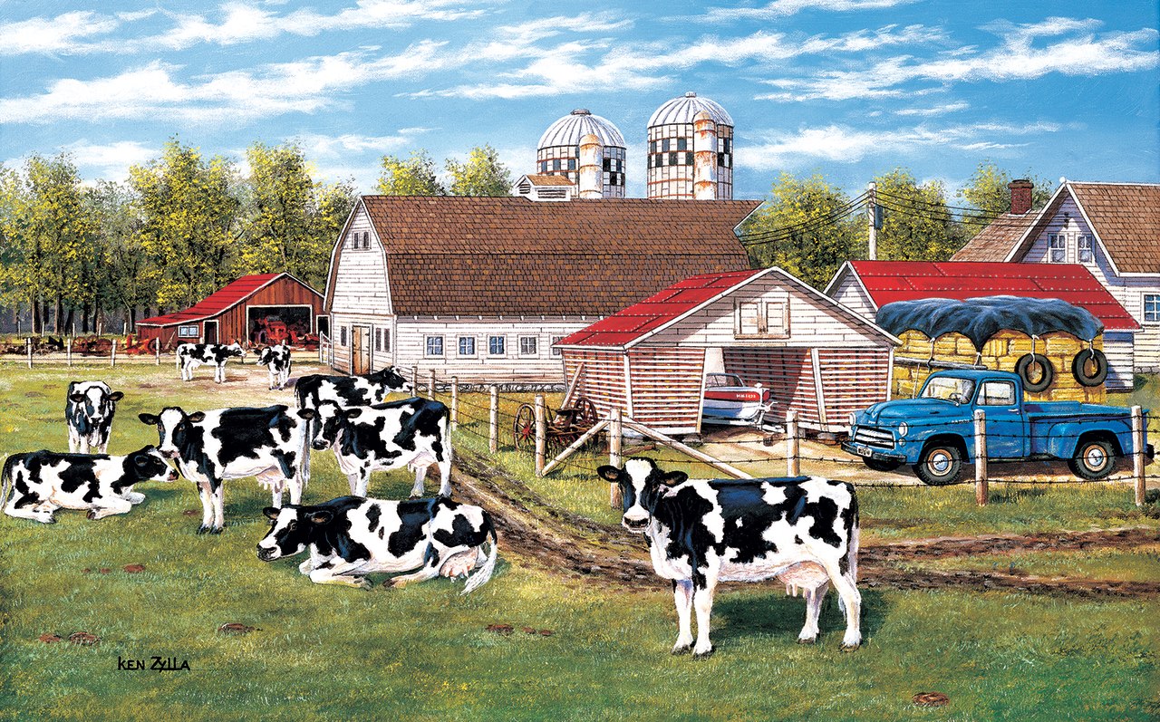 The Home Place - 300pc Jigsaw Puzzle by Sunsout  			  					NEW