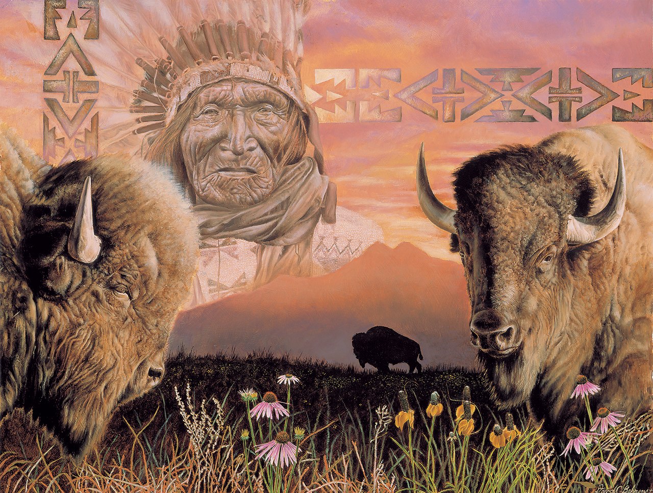 Keeper of the Plains - 500pc Jigsaw Puzzle By Sunsout  			  					NEW