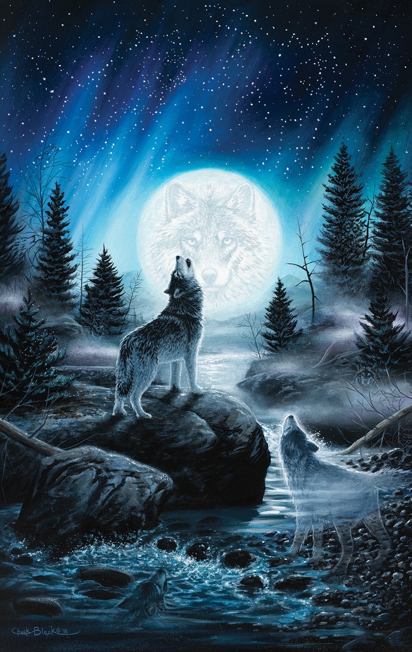 Call of the Pack - 550pc Jigsaw Puzzle by Sunsout