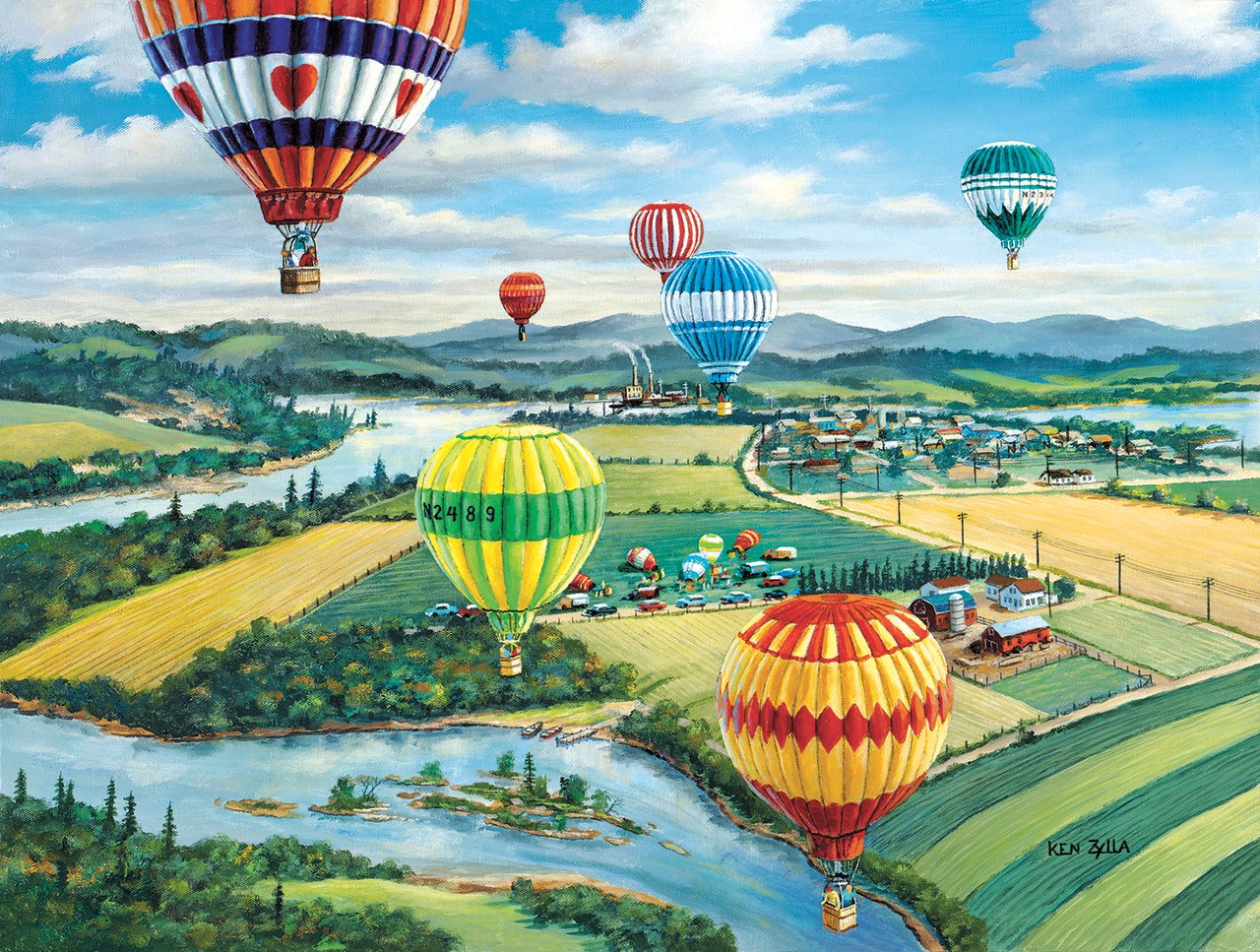Ballooner's Rally - 300pc Jigsaw Puzzle By Sunsout  			  					NEW