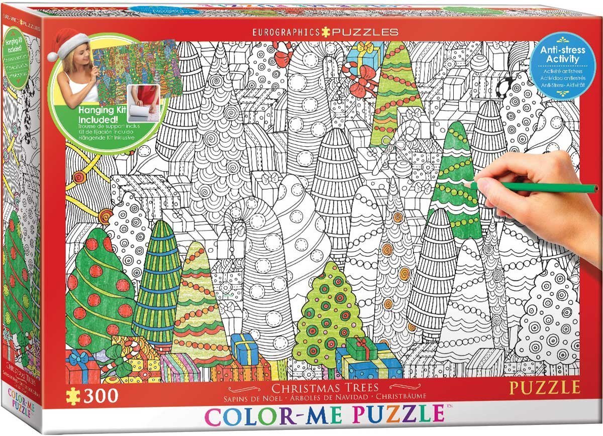 Christmas Trees - 300pc Jigsaw Puzzle by Eurographics  			  					NEW