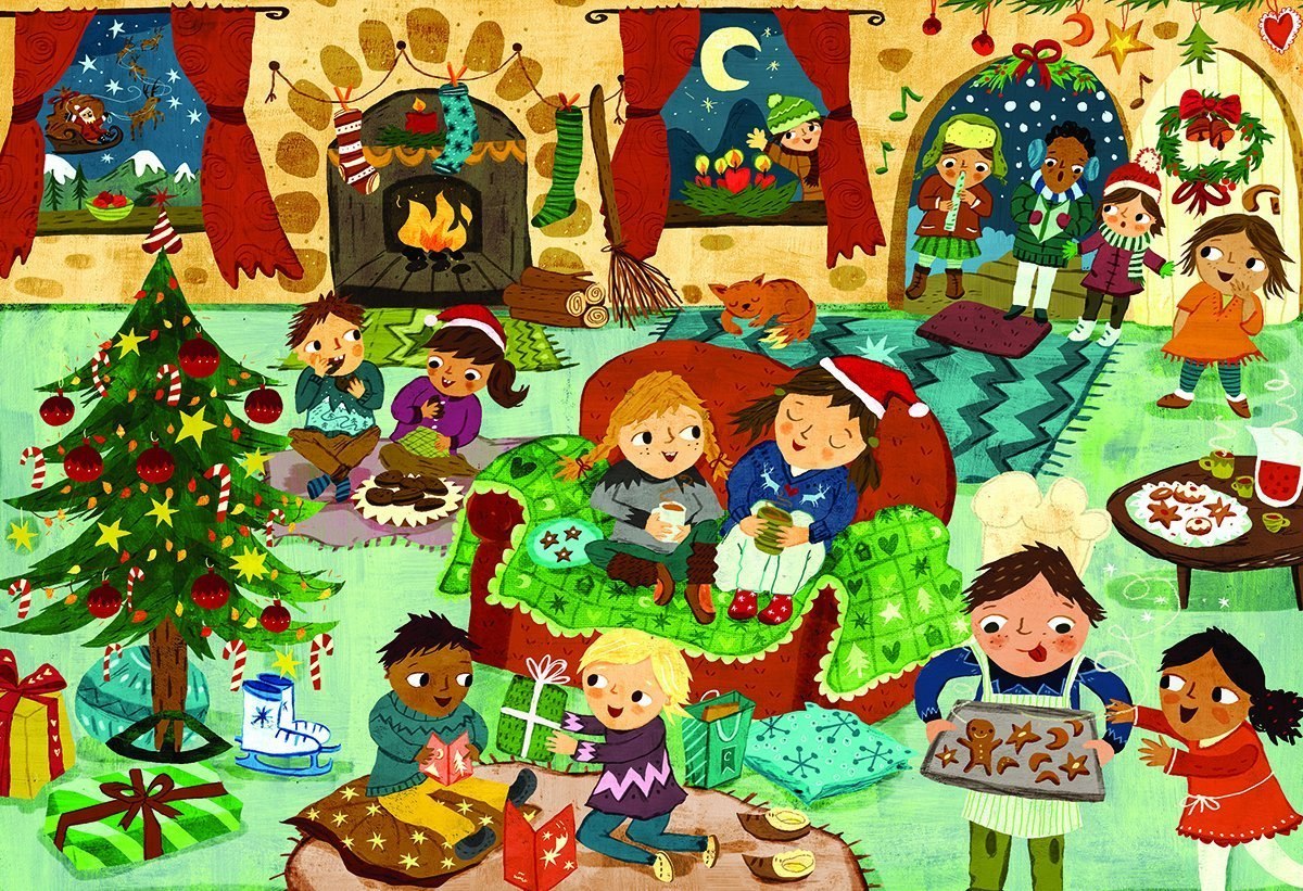Christmas Party - 60pc Jigsaw Puzzle by Eurographics  			  					NEW