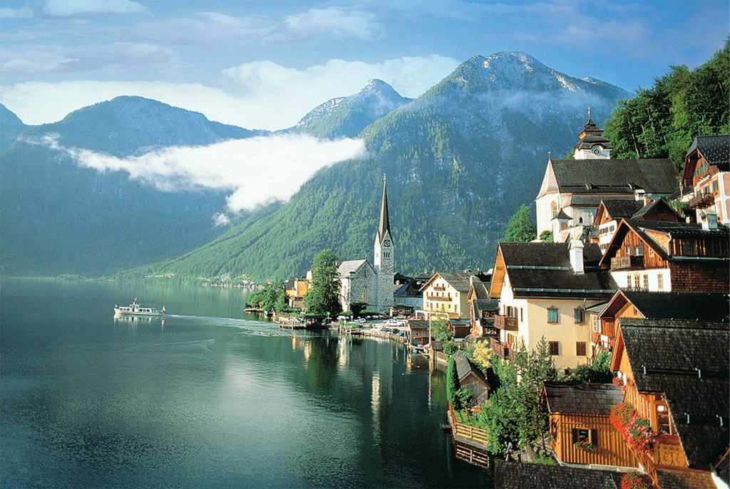 Lake Hallstatt - 1000pc Jigsaw Puzzle by Tomax