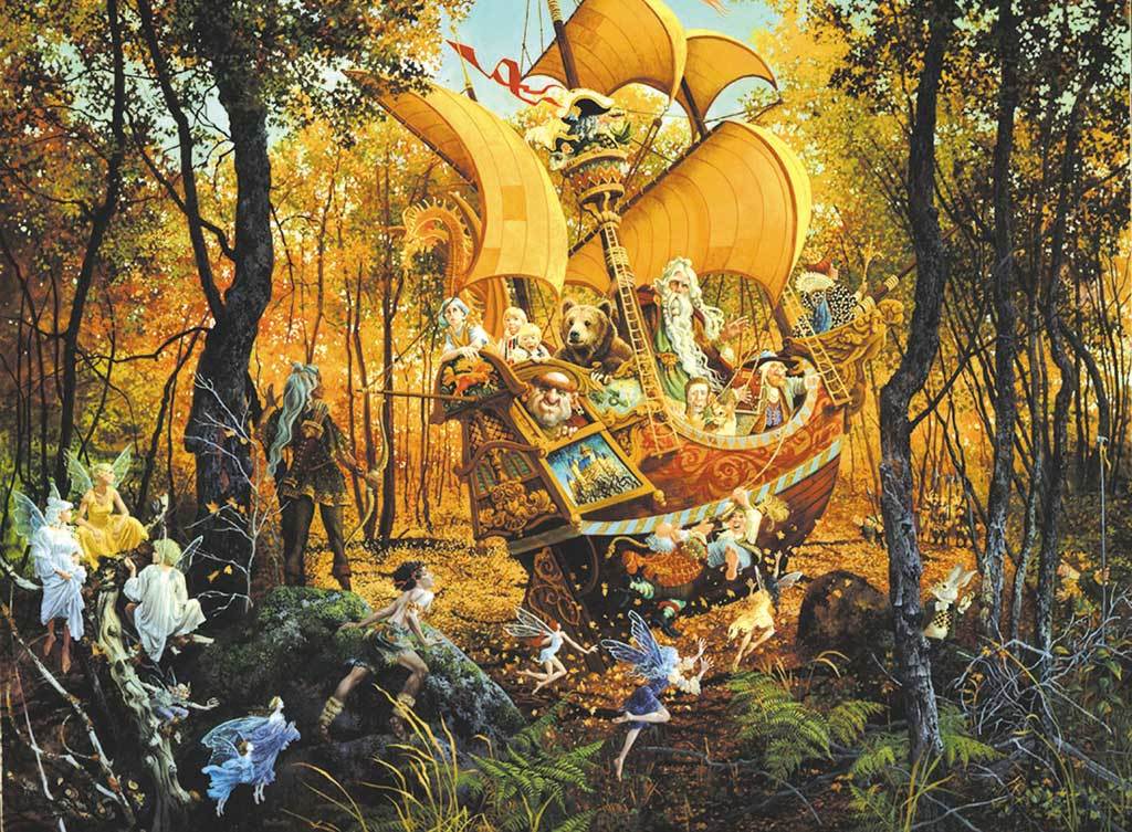 Flight of the Fablemaker - 1500pc Jigsaw Puzzle by Sunsout