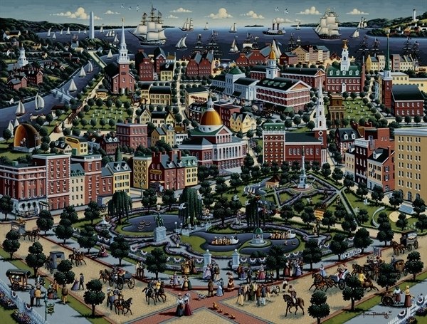 Boston - 500pc Jigsaw Puzzle by Dowdle