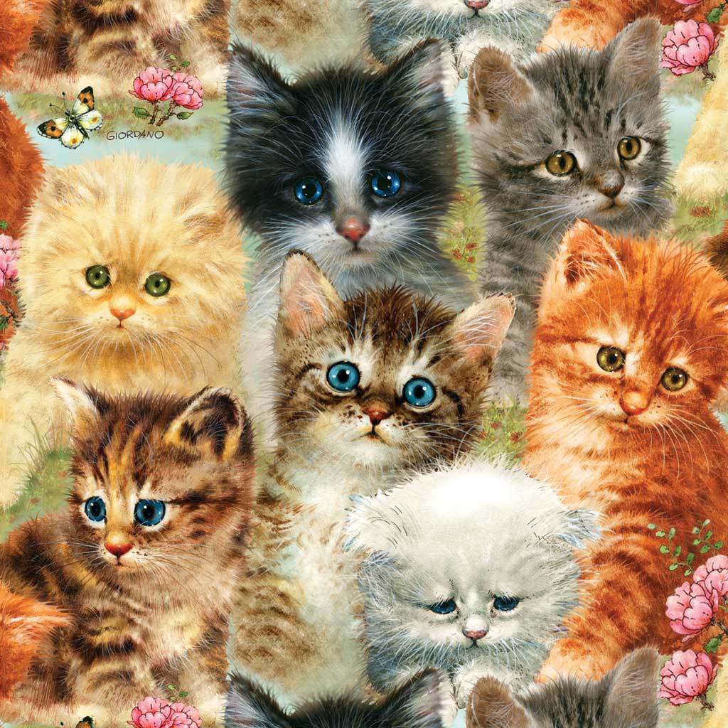 A Pile of Kittens - 1000pc Jigsaw Puzzle By Sunsout