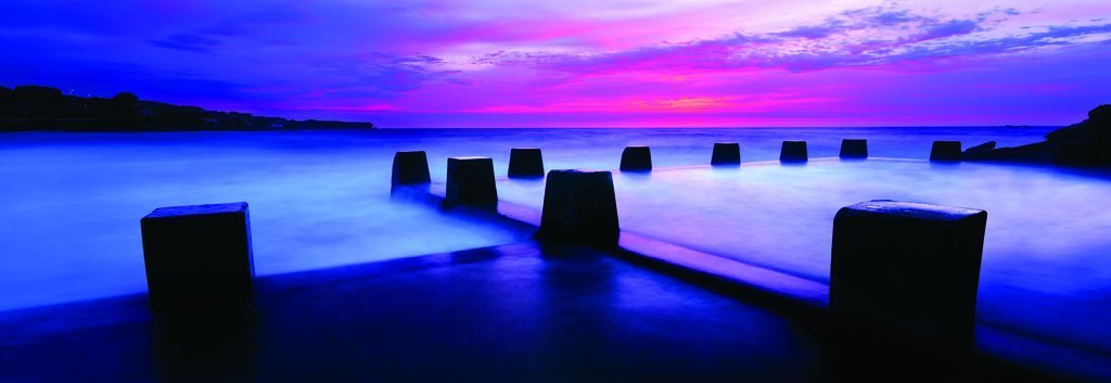 Coogee Sea Baths - 1000pc Panoramic Jigsaw Puzzle by Schmidt  			  					NEW