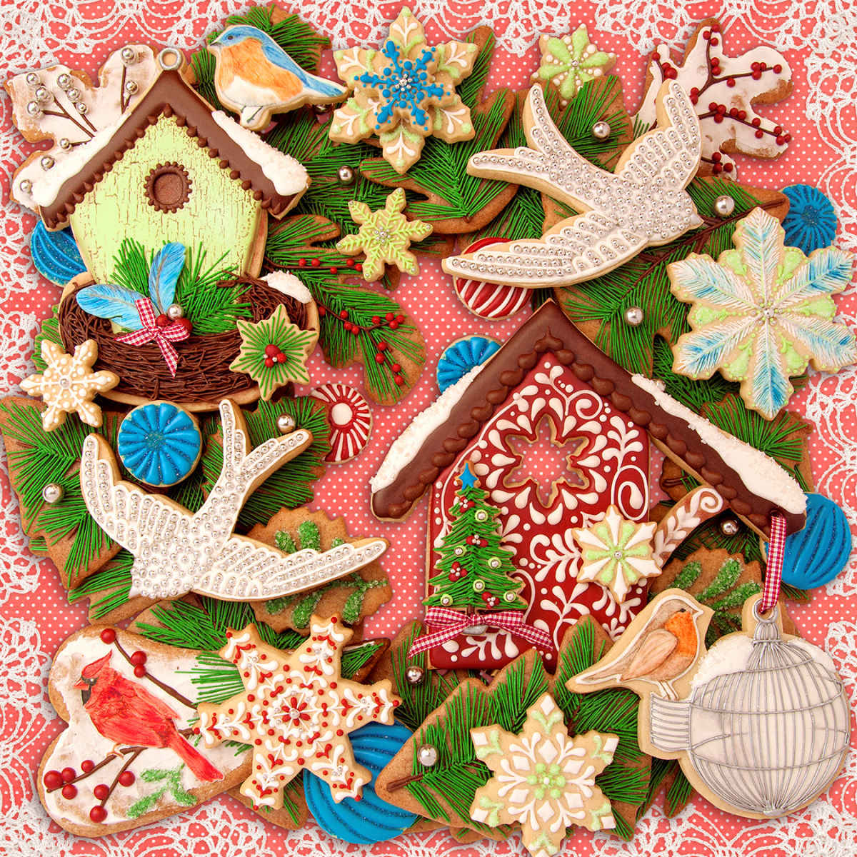 Christmas Creations - 500pc Jigsaw Puzzle By Springbok