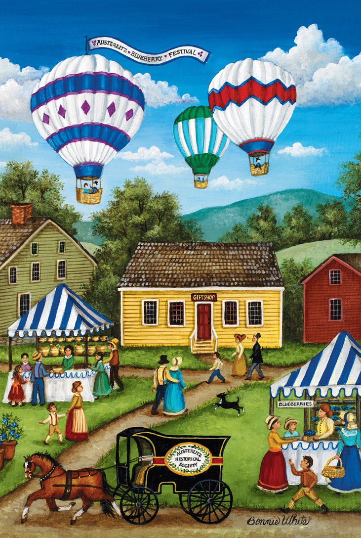 World's Smallest: Blueberry Festival - 1000pc Jigsaw in a Tin Puzzle by Masterpieces