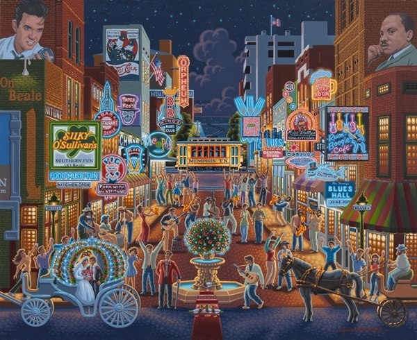 Memphis - 500pc Jigsaw Puzzle by Dowdle