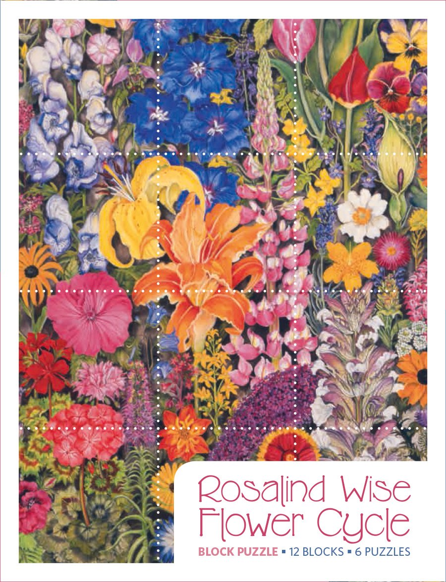 Wise: Flower Cycle - 12pc Block by Pomegranate  			  					NEW