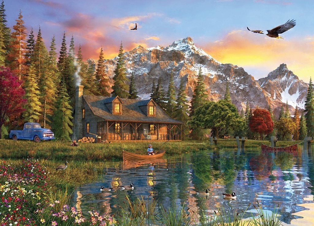 Time Away: Eagle View - 1000pc Jigsaw Puzzle by MasterPieces