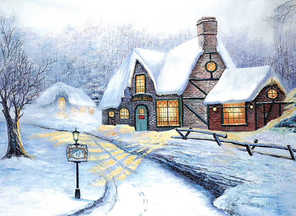 Snowy Journey - 500pc Jigsaw Puzzle by Tomax
