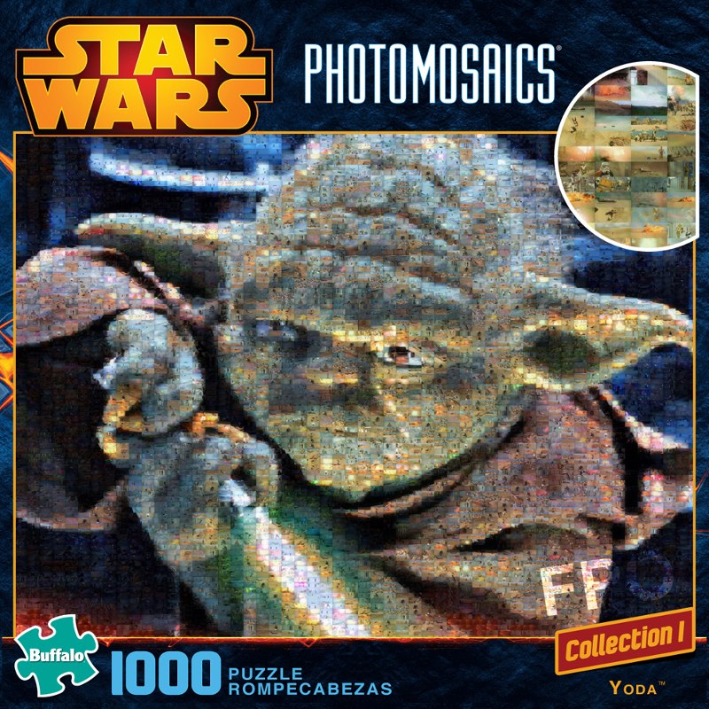 Star Wars: Yoda - 1000pc Photomosaic Jigsaw Puzzle By Buffalo Games