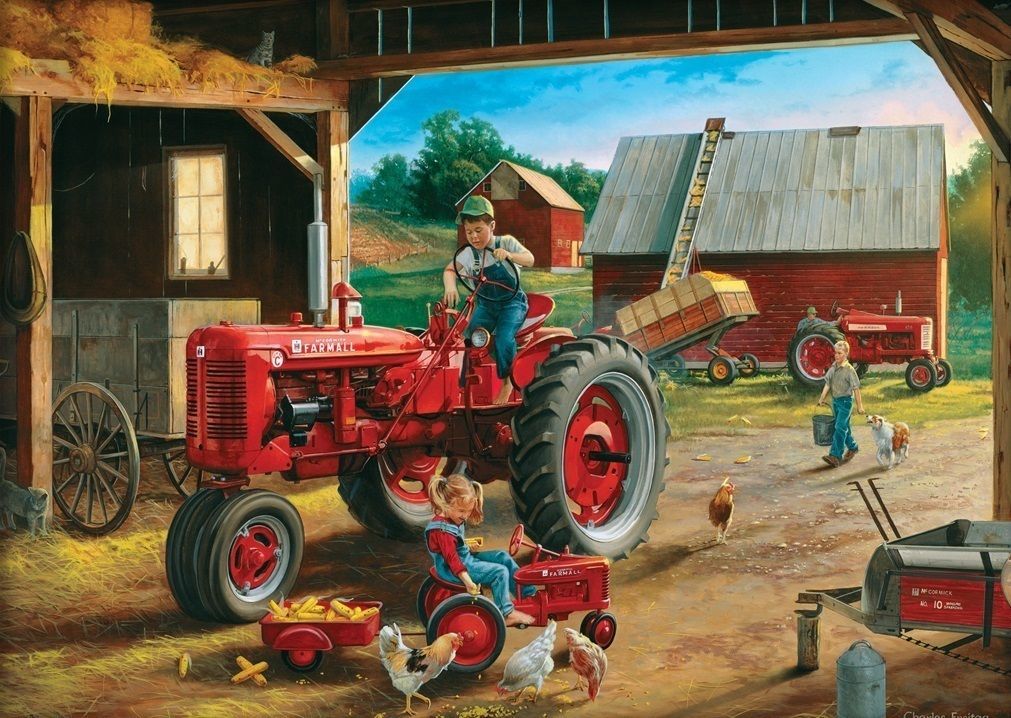 Farmall Friends - 1000pc Jigsaw Puzzle Tin by Masterpieces
