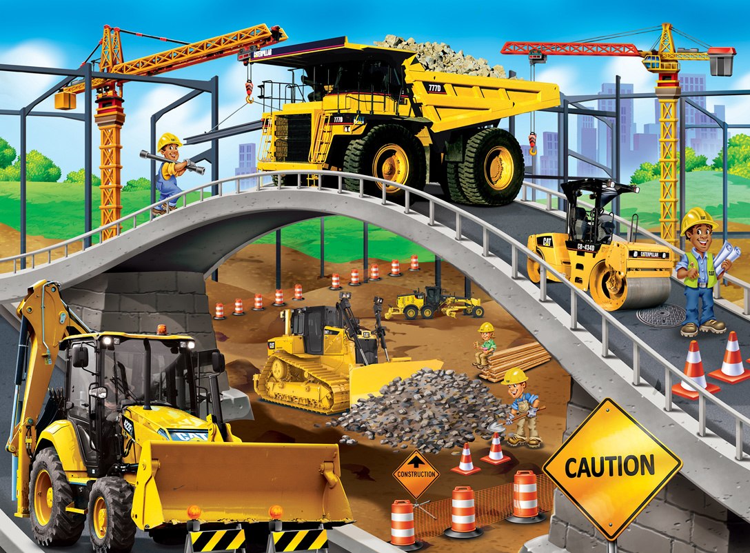Cat: Under the Bridge - 60pc Floor Puzzle by Masterpieces