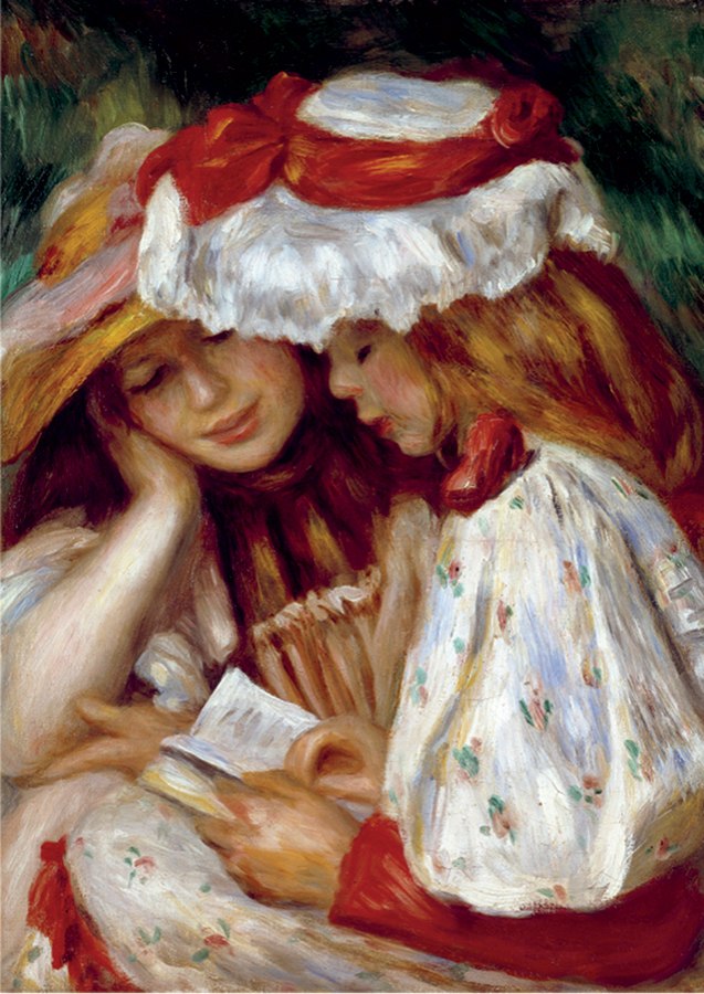Deux Jeunes Filles Lisant: Renoir - 1000pc Jigsaw Puzzle by D-Toys