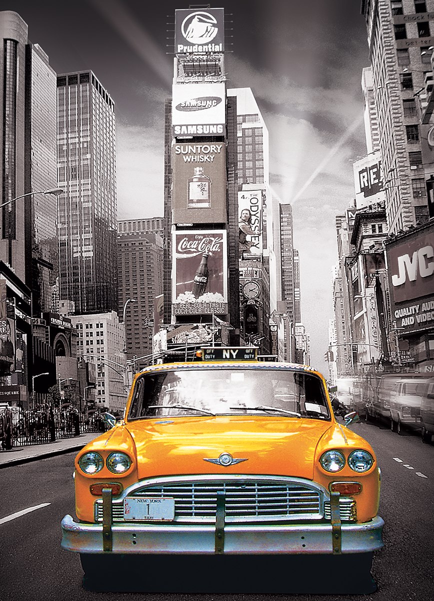 New York City: Yellow Cab - 1000pc Jigsaw Puzzle by Eurographics