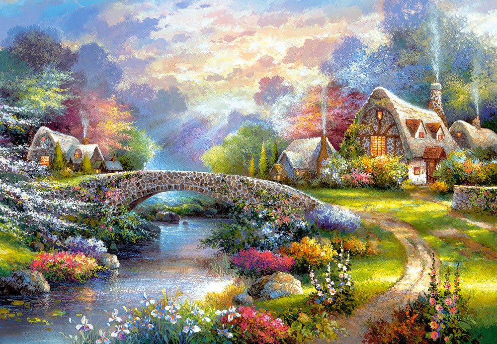 Springtime Glory - 1000pc Jigsaw Puzzle By Castorland